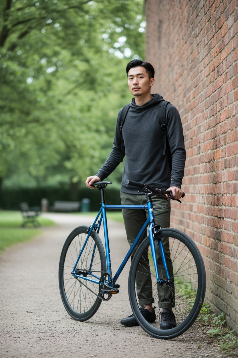 Golden Cycles Fixed Gear Bike - Blue Jay
