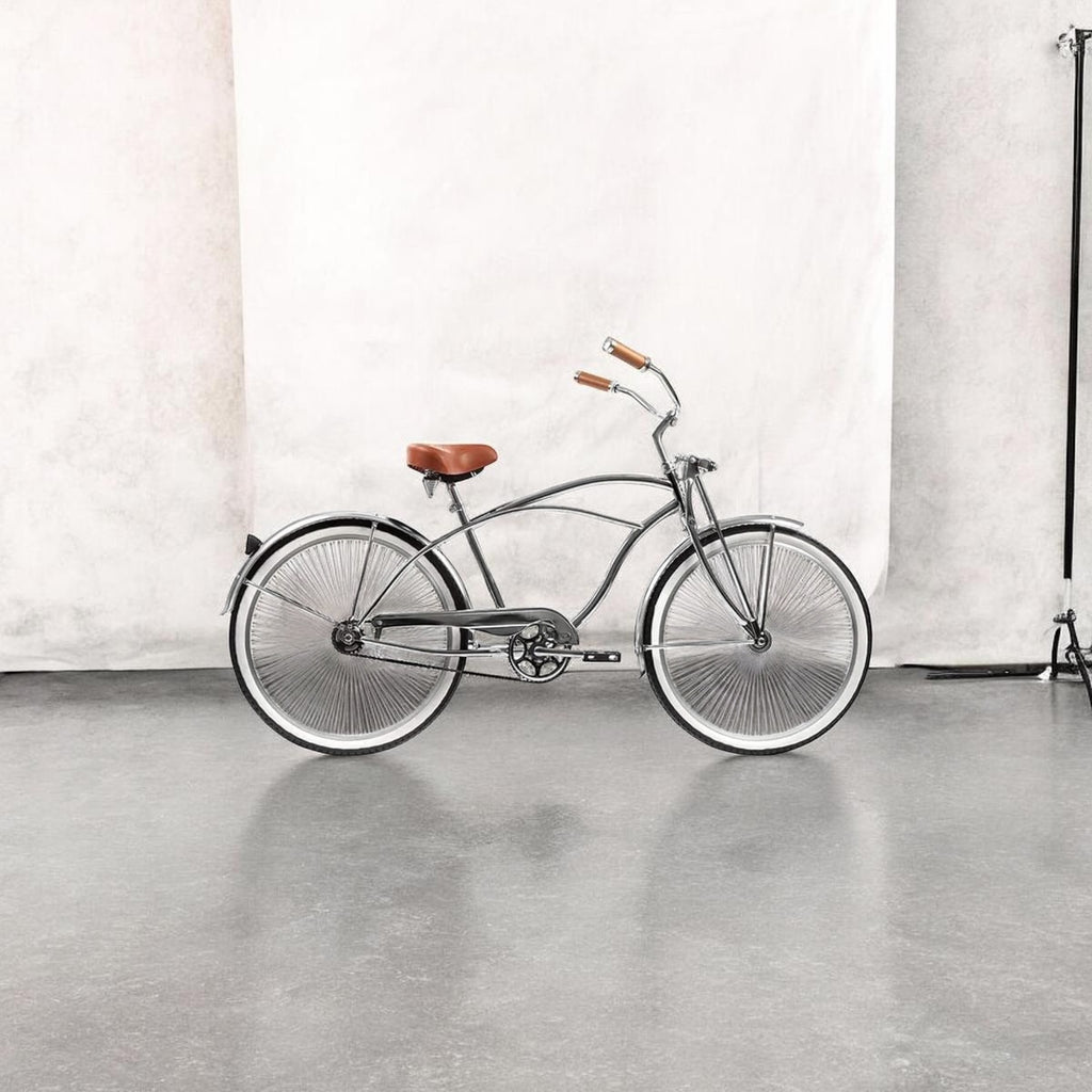 Micargi Men's Cougar GTS 26" Chrome Beach Cruiser