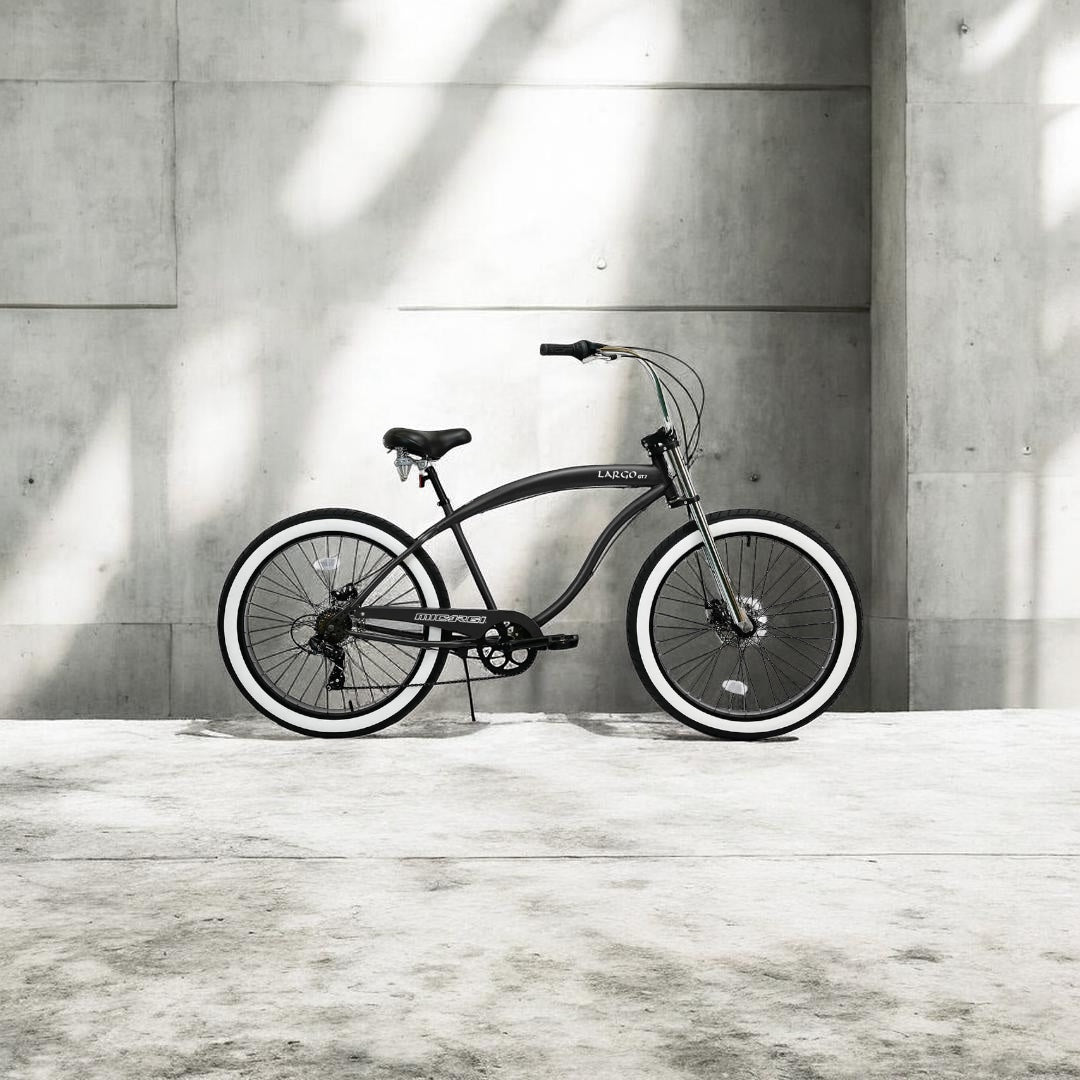 Micargi Largo GT7 26" Beach Cruiser Bike 7-Speed