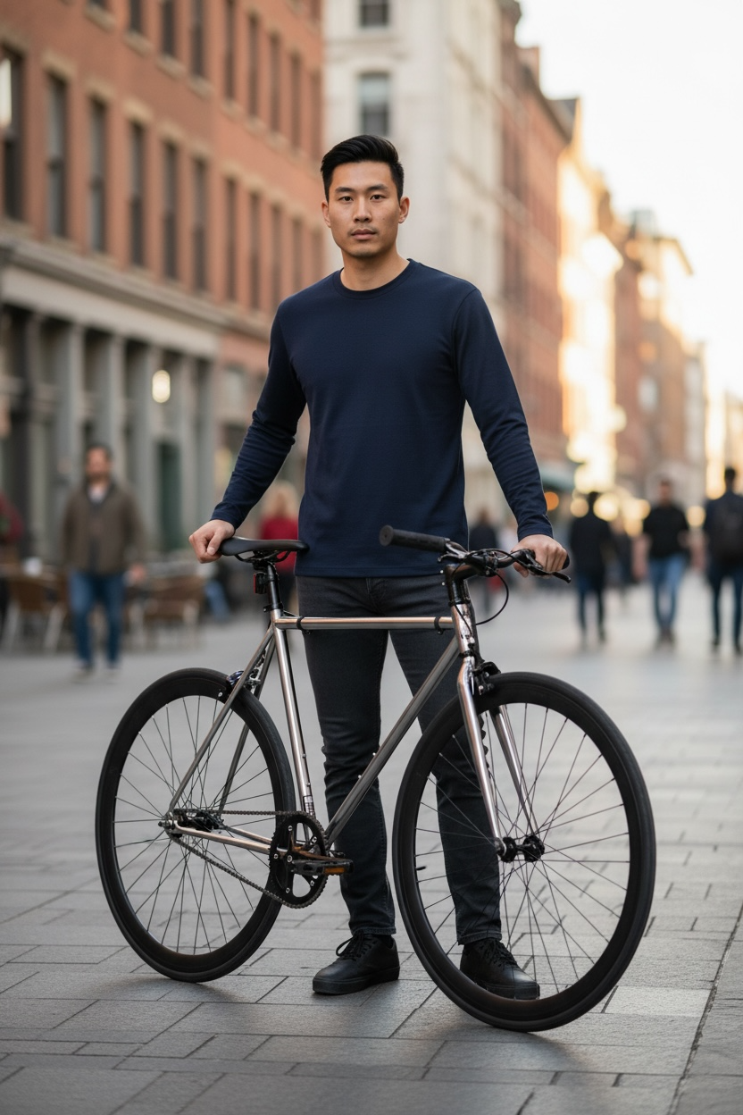 Golden Cycles Fixed Gear Bike - Asphalt