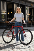 Golden Cycles Fixed Gear Bike - Red Savage