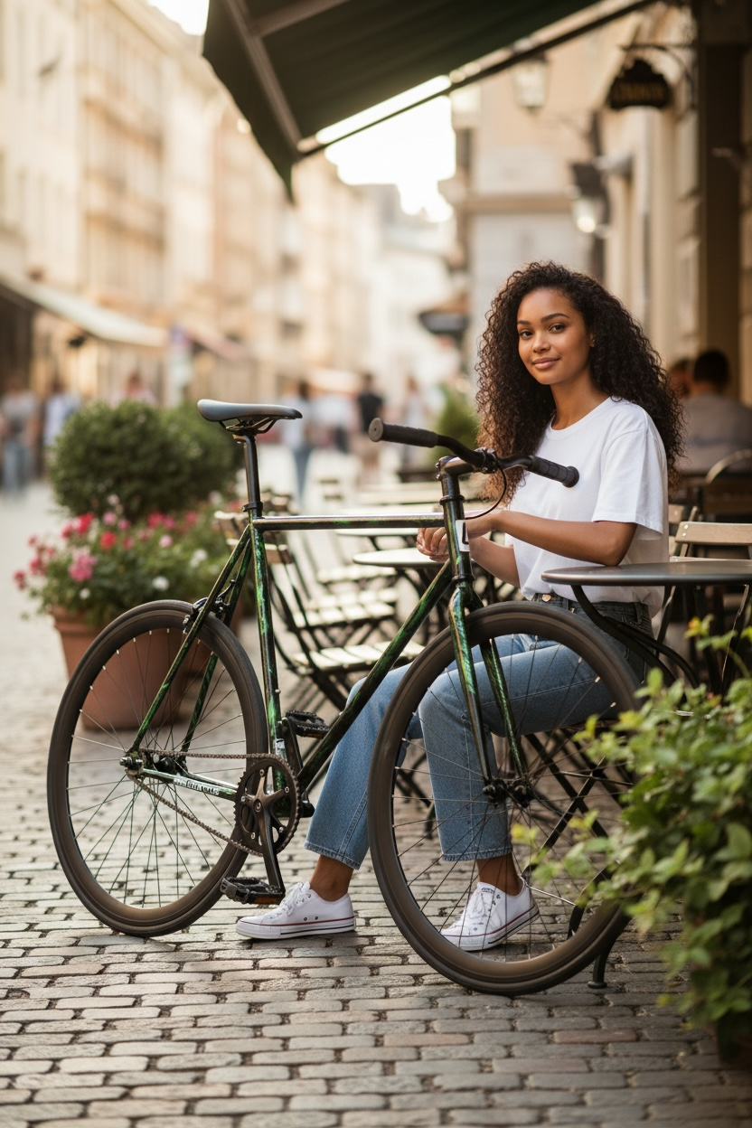 Golden Cycles Fixed Gear Bike - Green Savage