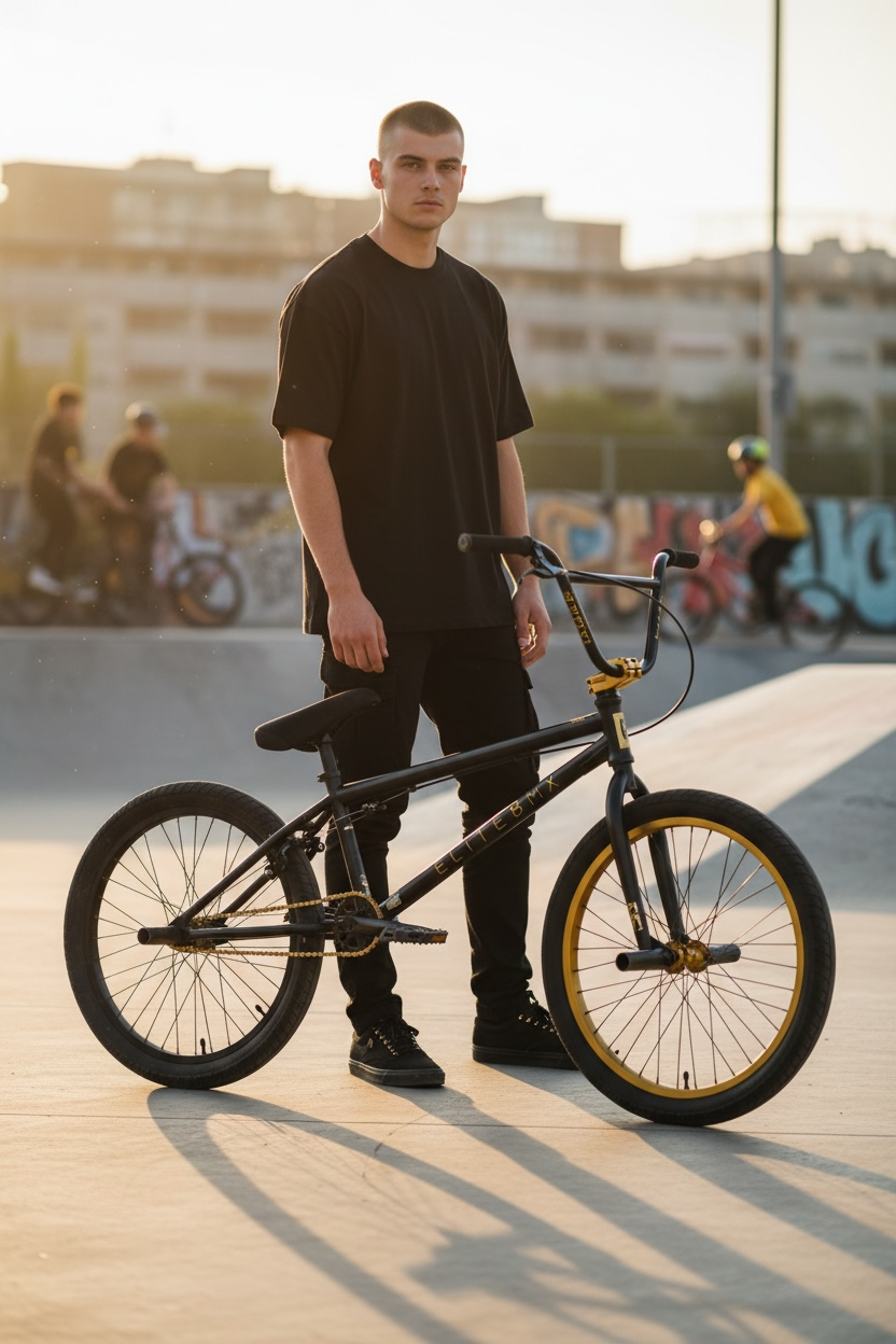 Elite BMX Destro - Black Gold