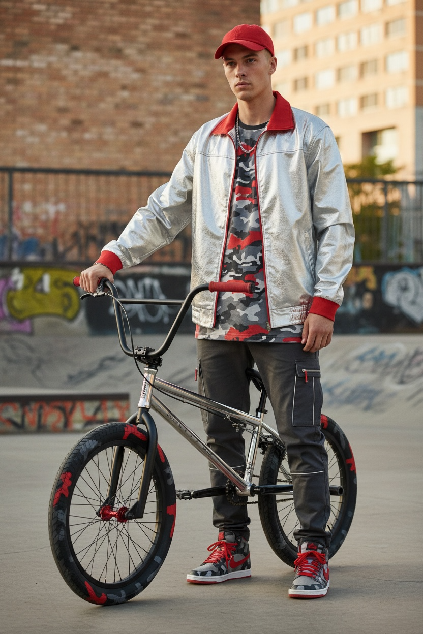 Elite Bmx Destro - Chrome Camo