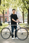 Micargi RD-269 Fixed Gear Single-Speed Hi-Ten Steel Frame Road Bike