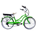 Micargi Women's Bali Electric Beach Cruiser 7 Speed Bicycle