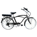 Micargi Men's Bali Electric Beach Cruiser 7 Speed Bicycle