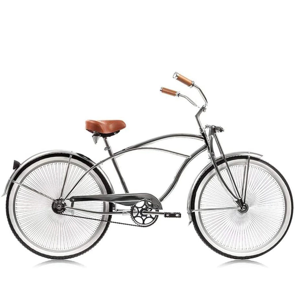 Micargi Men's Cougar GTS 26" Chrome Beach Cruiser