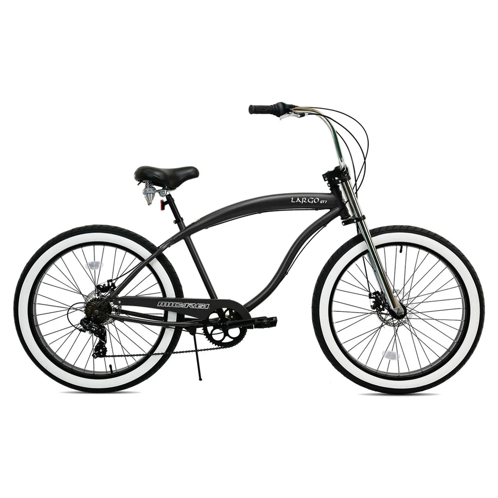 Micargi Largo GT7 26" Beach Cruiser Bike 7-Speed