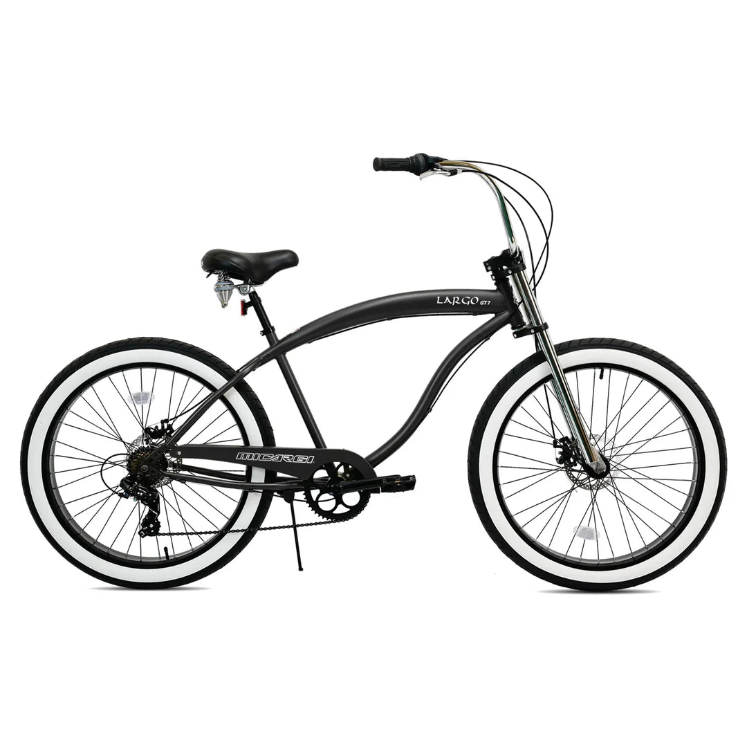 Micargi Largo GT7 26" Beach Cruiser Bike 7-Speed