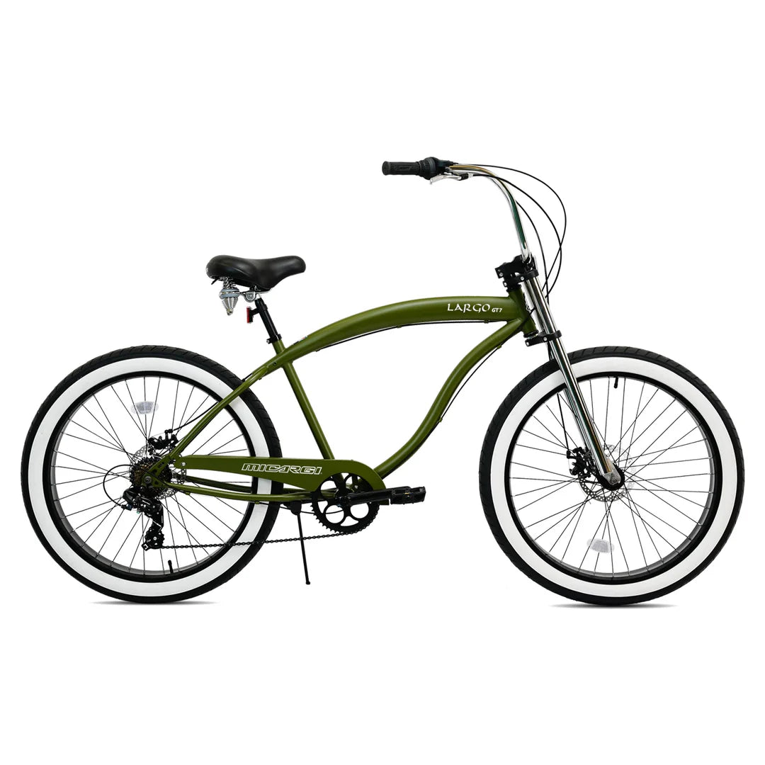 Micargi Largo GT7 26" Beach Cruiser Bike 7-Speed
