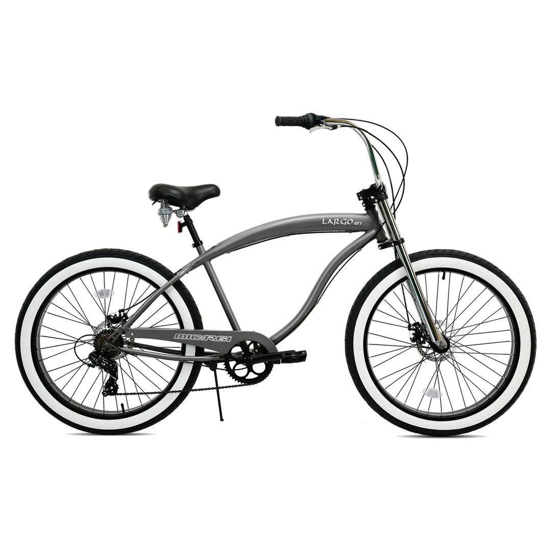 Micargi Largo GT7 26" Beach Cruiser Bike 7-Speed