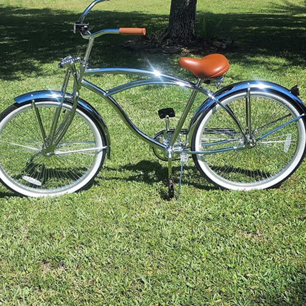 Micargi Men's Cougar GTS 26" Chrome Beach Cruiser