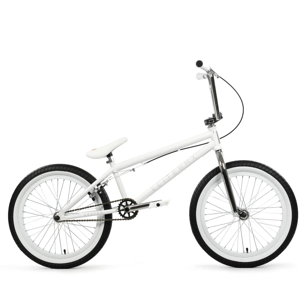 Elite BMX Destro - White Chrome