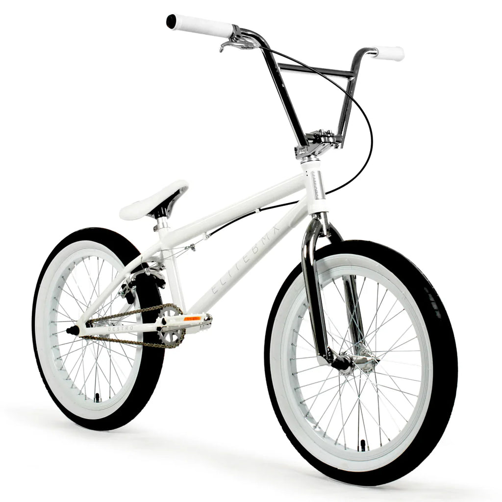 Elite BMX Destro - White Chrome
