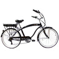 Micargi Luna Men's Electric Beach Cruiser with 350W Motor & Shimano 7-Speed 26"
