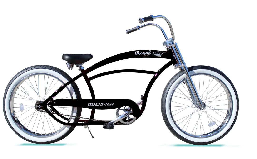 Micargi Royal 36 Spokes Single Speed Coaster Chopper Bicycle