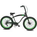 Micargi Slugo SS 26" 4.0" Fat Tire Beach Cruiser Bicycle