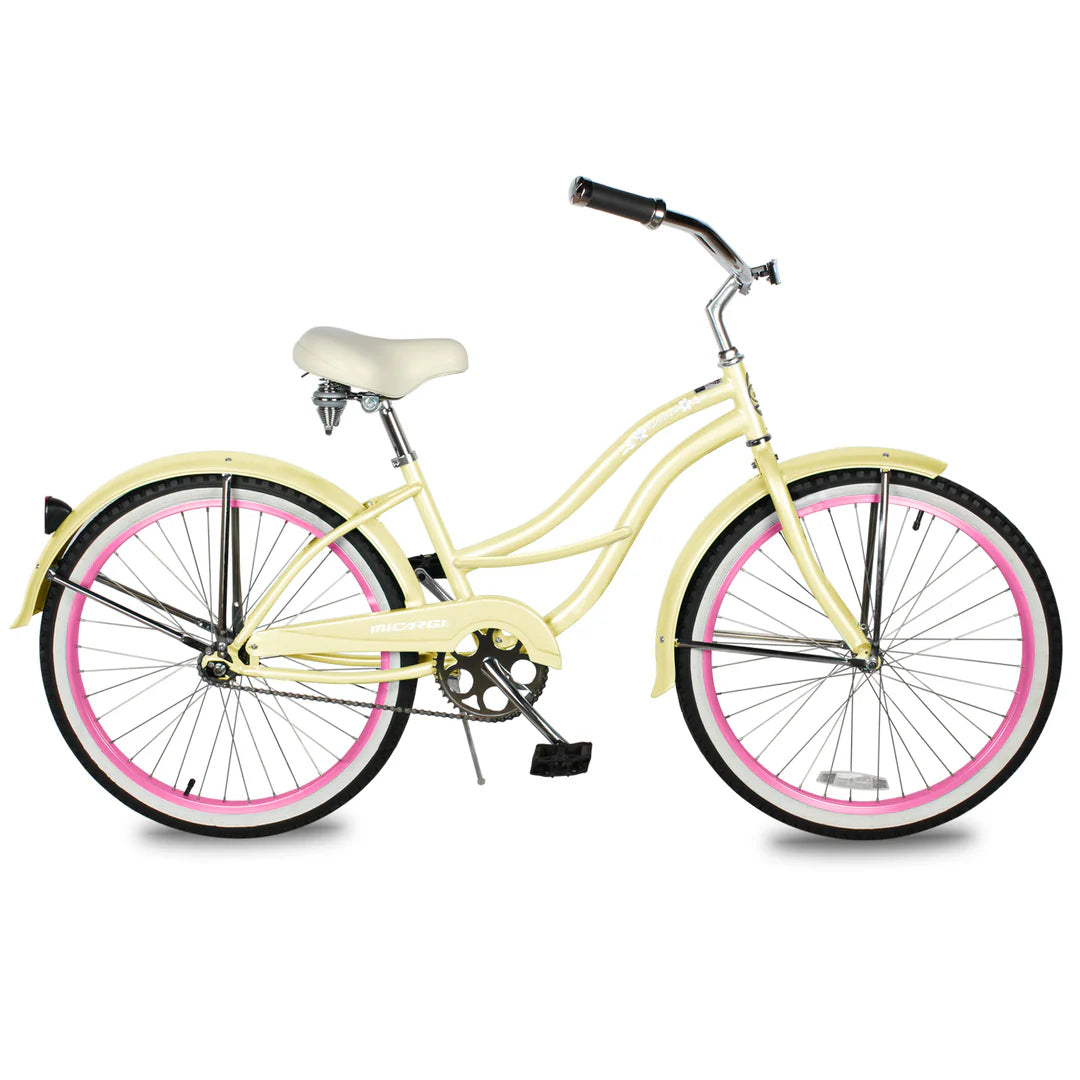 Micargi Tahiti Single Speed 26 Inch Women's Beach Cruiser Bike