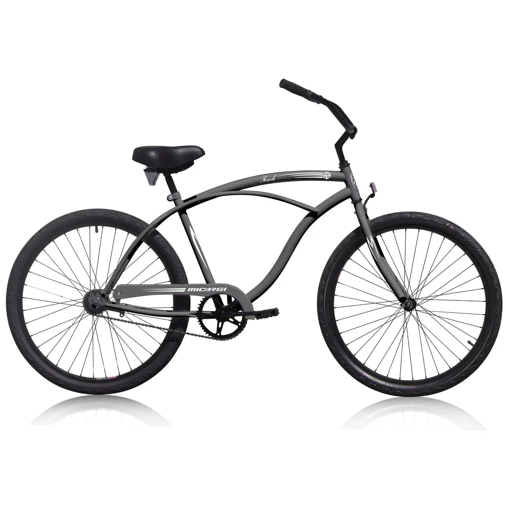 Micargi 26" Touch Single Speed Men Cruiser Bicycle